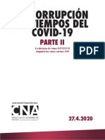 La Corrupción en Tiempos Del COVID 19 - Parte II PDF