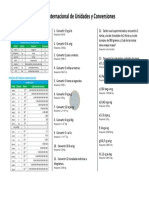 Sistema Internacional de Unidades y Conversiones - Ejercicios Propuestos PDF