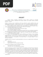 ANUNT CONCURS