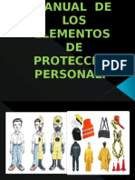 Manual de Los Elementos de Proteccion Personal