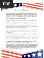 The American Character