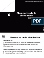 01 Semana 3 Simulación - Teoría - Elementos de La Simulacion