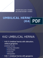 Umbilical Hernia (K42)