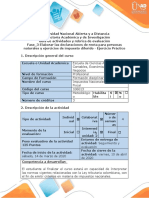 Guía de Actividades y Rúbrica de Evaluación - Fase 3 - Elaborar Las Declaraciones de Renta Personas Naturales Con Anexos