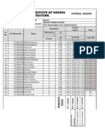 Computer Application - B.Arch - Semester - 6 - Grading PDF