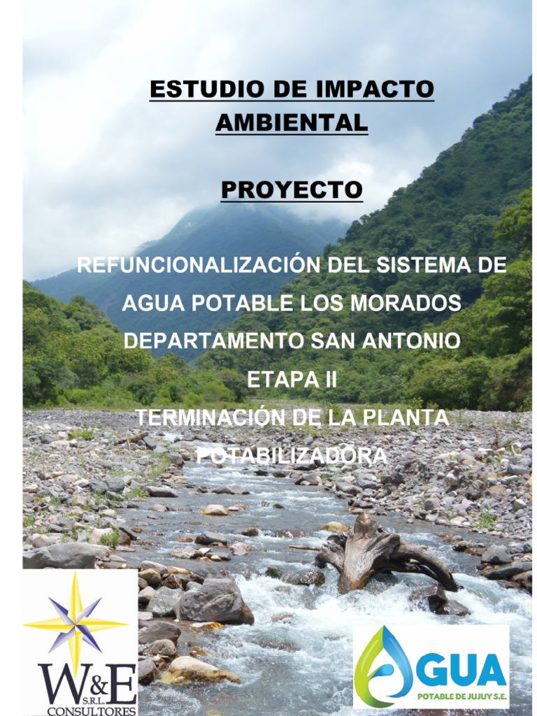 Impacto Ambiental en Jujuy: EIA Agua Potable | PDF | Evaluación de ...