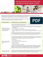 Toileting Routines For Children Spanish PDF