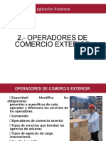 Ii. - Operadores de Comercio Exterior