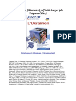 L'Ukrainien (Ukrainien) PDF