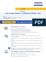 Dia 4 Nos Organizamos Cuidamos Desde Casa PDF