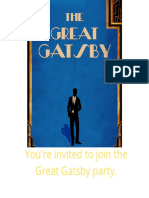 You'Re Invited to Join the Great Gatsby Party.