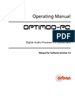Optimod-PC 1101 3.4.2 Operating Manual