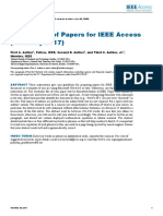 Preparation of Papers For IEEE Access (February 2017)