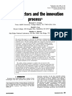 Human Factors and The Innovation Process - : Absl Act