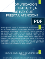 La Comunicación en El Trabajo: ¿A Qué Hay Que Prestar Atención?