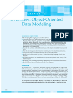 Overview: Object-Oriented Data Modeling: Learning Objectives