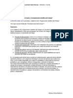 Frederick Taylor y La Organización Científica Del Trabajo