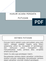 Hukum Acara Perdata-Putusan