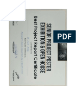 Best FYP Project Certificate 
