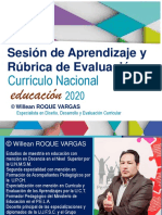 Sesión y Rúbrica PDF