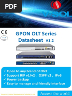 VSOL GPON OLT Datasheet V1.2 PDF