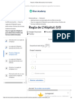 Regla de L'Hôpital - 0 - 0 (Practica) 2 - Khan Academy PDF