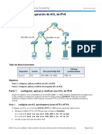 4.3.2.6 Packet Tracer - Configuring IPv6 ACLs PDF