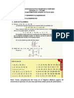 Suma y Resta de Terminos Algebraicos 2020