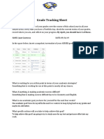 Grade Tracking Sheet