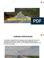 5. Parámetros, curva vertical, sección transversal y otros