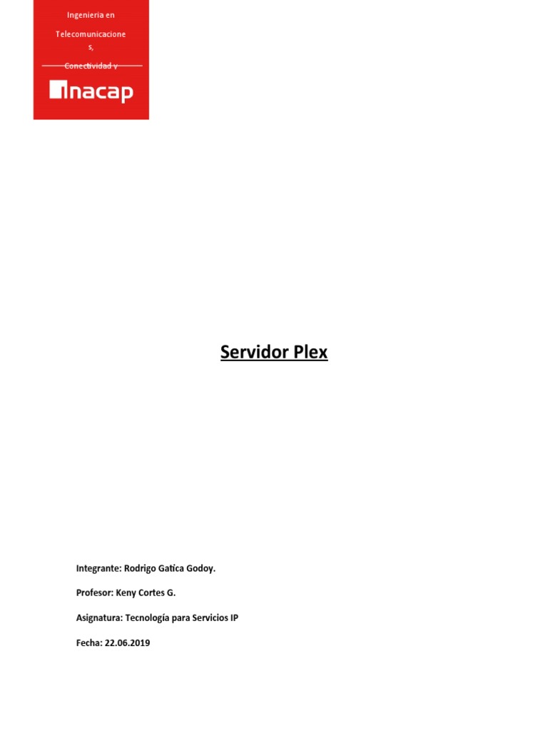 Configuración de Servidor Plex en Centos 7 | PDF | Virtualización ...