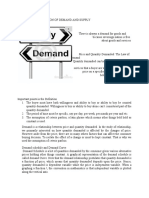 Application of Demand and Supply