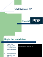 Windows XP Install With Image | PDF | Microsoft Windows | Computer ...