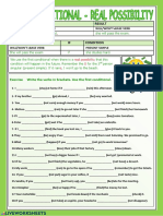 IF Condition Result: Exercise Write The Verbs in Brackets. Use The First Conditional