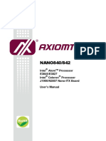 Axiomtek NANO840 - 842 User's Manual VA1 - 08-20-2015