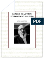 Analisis Pedagogia Del Oprimido PDF