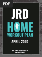 JRD April 2020 Workout Plan