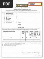 Family Railway Pass Declaration Form 2025 | PDF | Government And Personhood