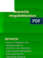 Anemiile megaloblastice