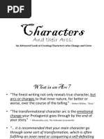 Characters: and Their Arcs