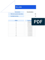 Ejemplo Calculo TIR Y VAN