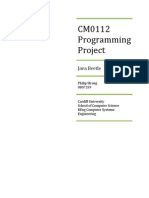 CM0112 Programming Project: Java Beetle