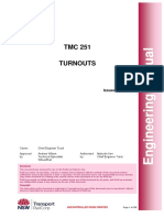 TMC 251 Turnouts: Engineering Manual Track