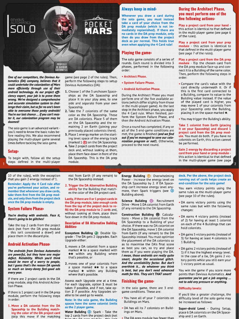 Pocket mars solo rules june 2017 pdf