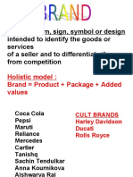 A Name, Term, Sign, Symbol or Design Intended To Identify The Goods or Services of A Seller and To Differentiate Them From Competition