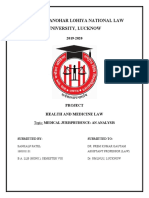 Medical Jurisprudence Project Analyzes Key Concepts