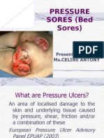 Pressure Sores (Bed Sores) : Presented By: Ms - Celine Antony