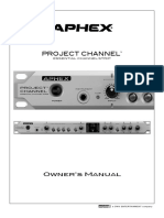 Project Channel: Owner's Manual