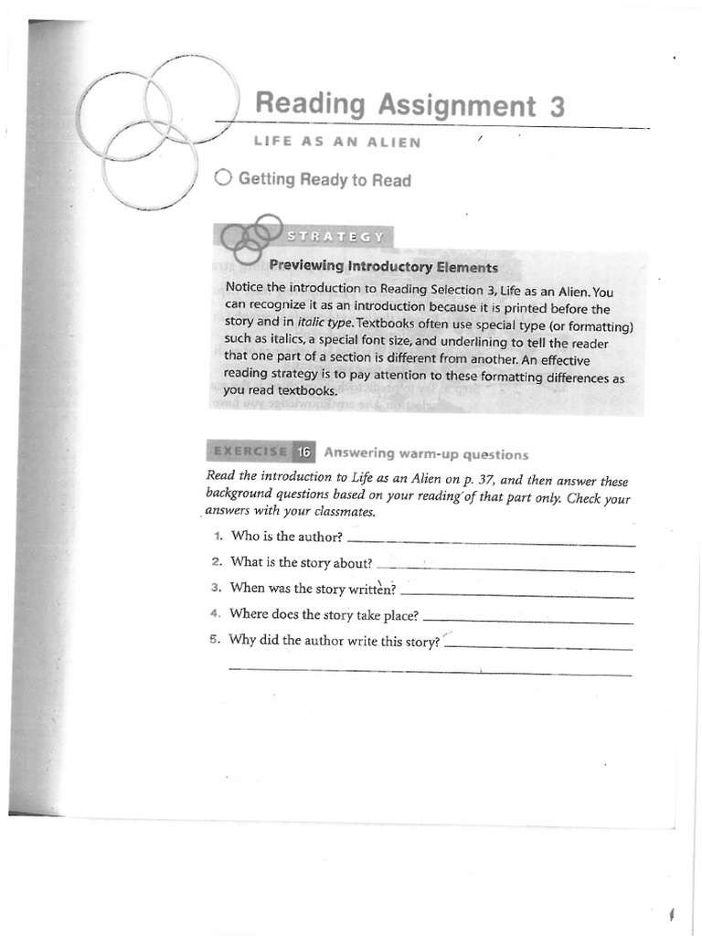 Reading 3 Assignment 3 Chapter 1 | PDF