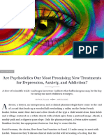 Why Psychedelics Are Some of The Most Promising Treatments For Depression, Anxiety and Addiction